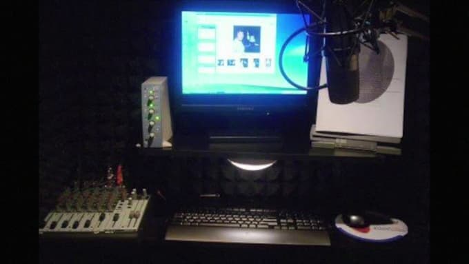 record a voice over in a native british female accent
