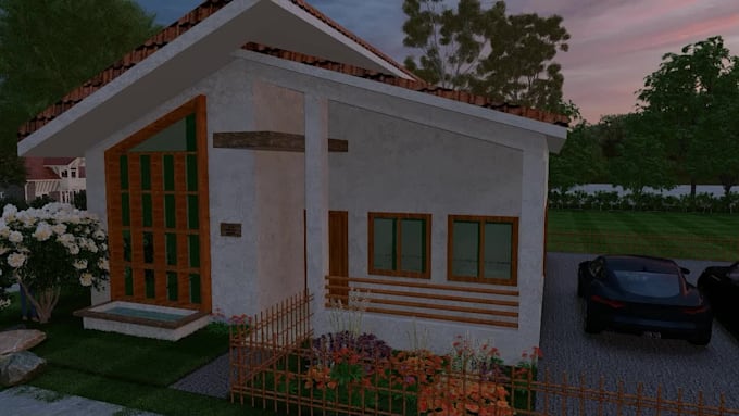 create sketchup 3d models and render them in lumion