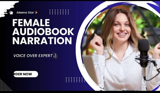 be your female audiobook narrator or voice over