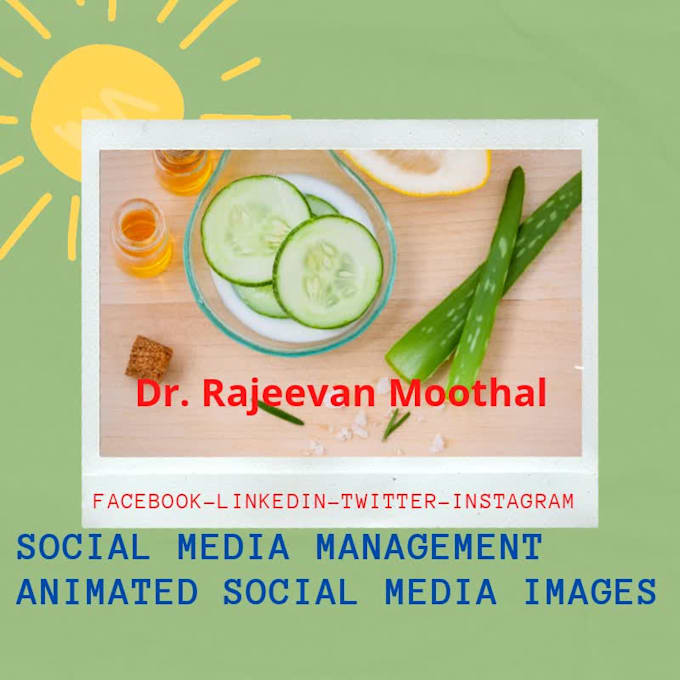 do animated social media images and social media management
