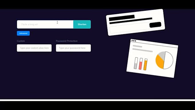 create URL and link shortner website