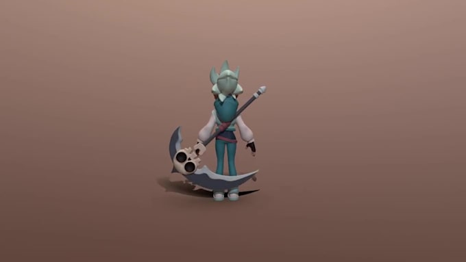 create 3d stylized character for games