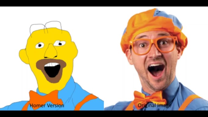 Make a homer simpson version of any picture by Rthenoob74 | Fiverr