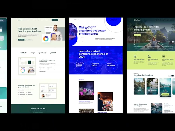 Design a modern responsive ui ux landing page in figma by Aviyansah ...