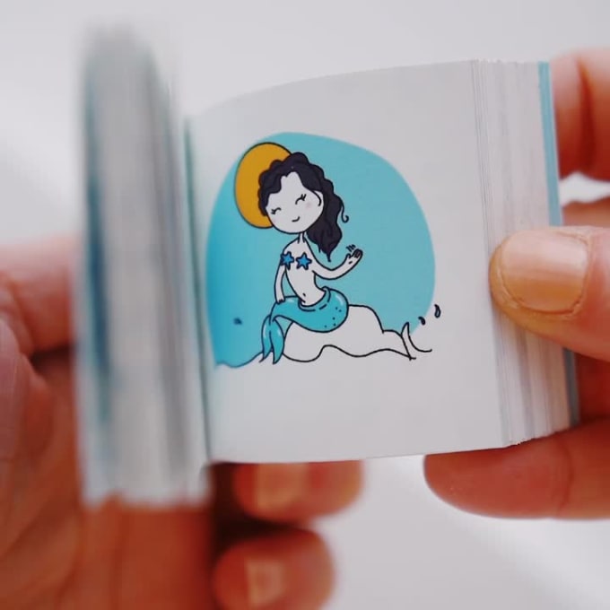 Do a personalised animated flipbook by Elodiedelassus | Fiverr