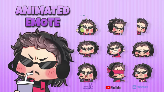 Demon Girl Emote Cute Twitch Emote Design Twitch Discord 