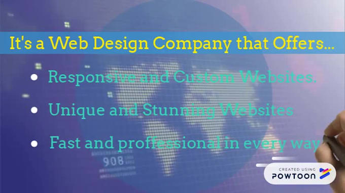 create a professional and responsive custom website