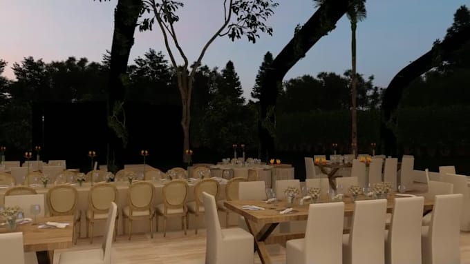 3d modeling and rendering for events