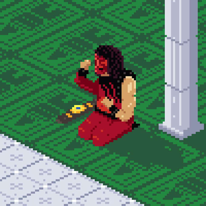 Make a 64 to 128 bit of pixel art by Sirpanji | Fiverr