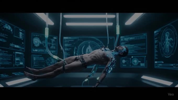 create professional ai generated realistic cinematic video