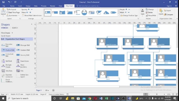 Create process flow charts and organizational chart by Salmanraovac ...