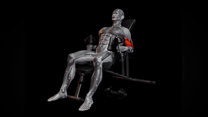 create a gym animated professional video