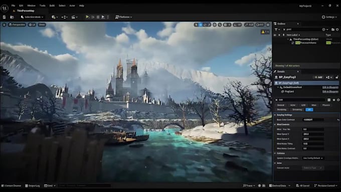create 3d game environments, levels, maps, and scenes for unity and unreal