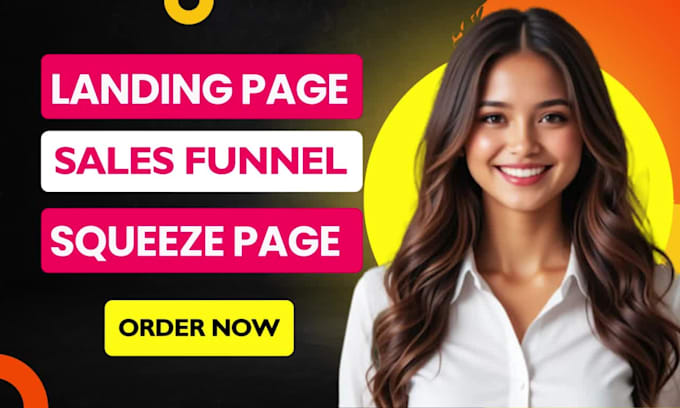 design wordpress landing page, sales funnel, squeeze, or homepage