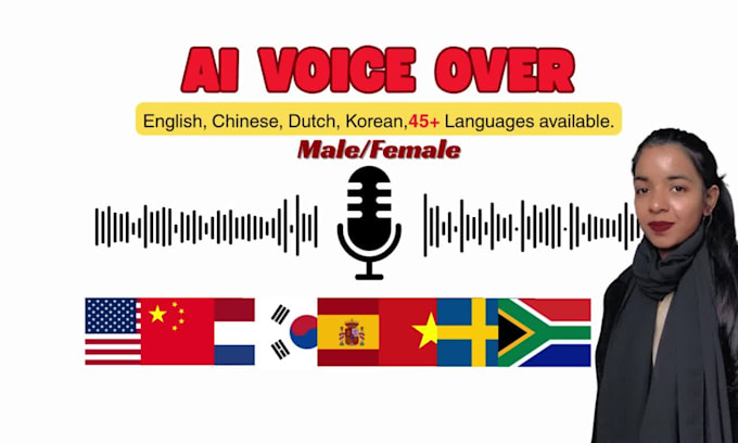 create a humanlike ai voice over