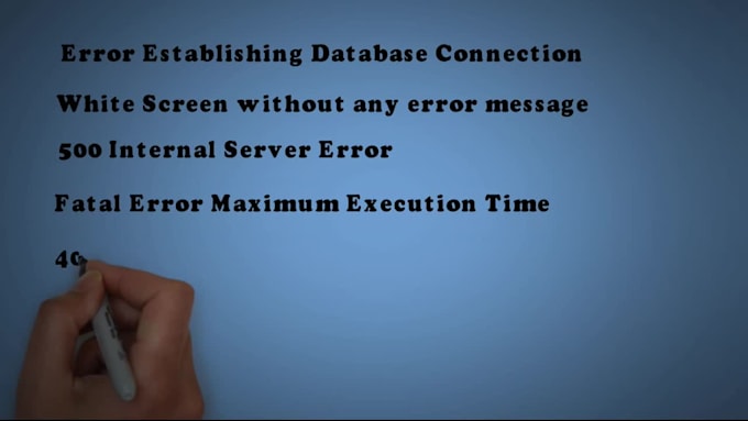 fix your wordpress site for errors
