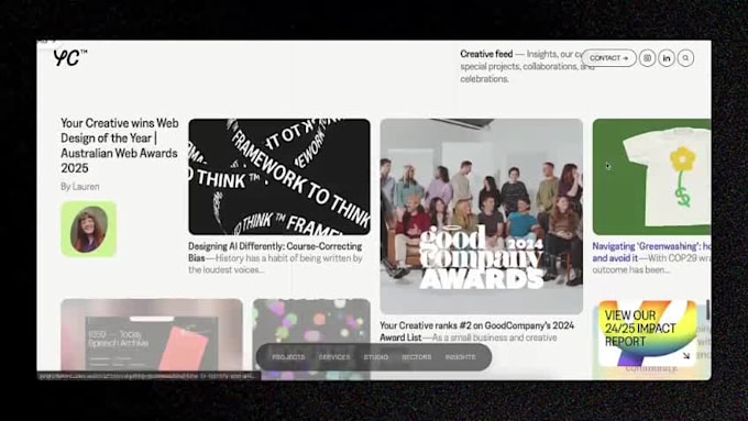 design and develop award winning animated website gsap webflow nextjs