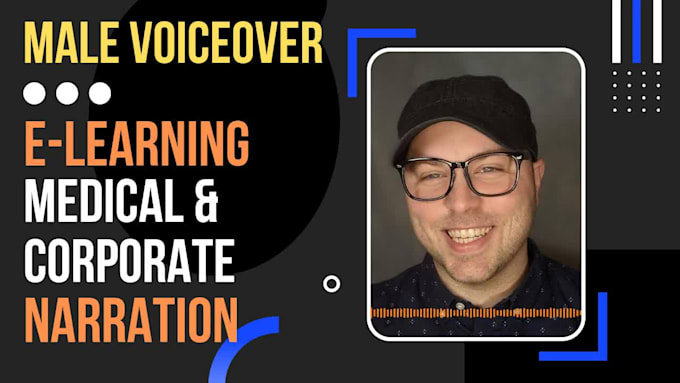 record male corporate narration