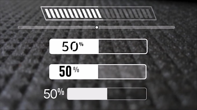 create a custom progress bar for your fitness video