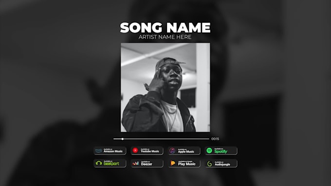 make this clean music visualizer or audio visualizer