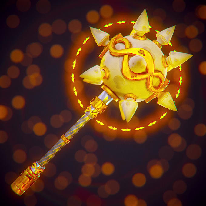 make stylized 3d models, props and weapons
