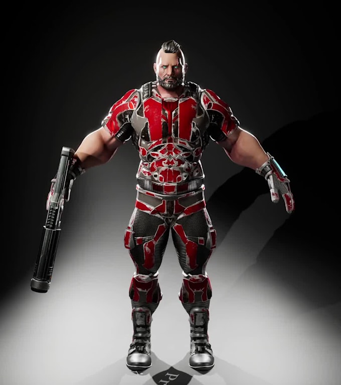 create quality 3d character and prop models for games and animation