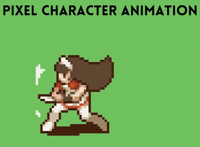 Do pixel art character animation, pixel background animation for your ...