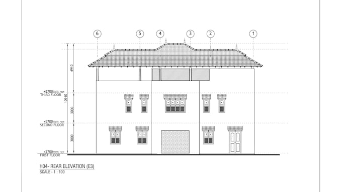 Draw 2d architectural drawings, floor plans, elevations using autocad ...