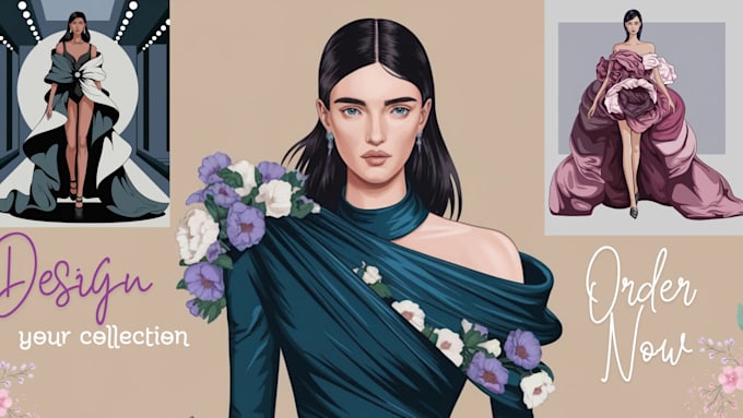 design outfit collection and fashion illustration for you