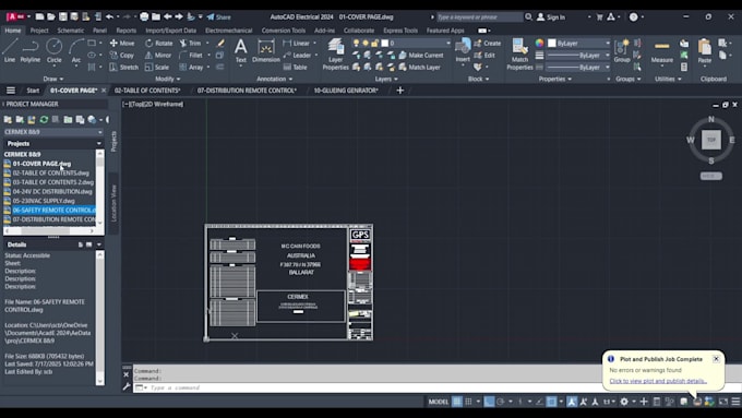 professionally draw or redraw electrical drawings and schematics in autocad