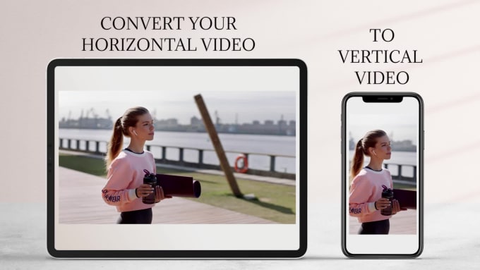 How to convert horizontal video to vertical video?