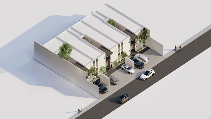 Pre Rendered Isometric Do isometric rendering or animation for architecture by Darwinpuerto ...