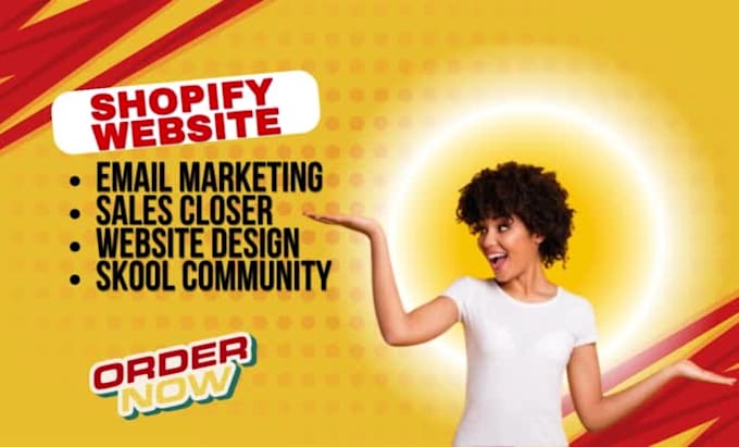 shopify esty ebay email marketing sales closer websites design skool community