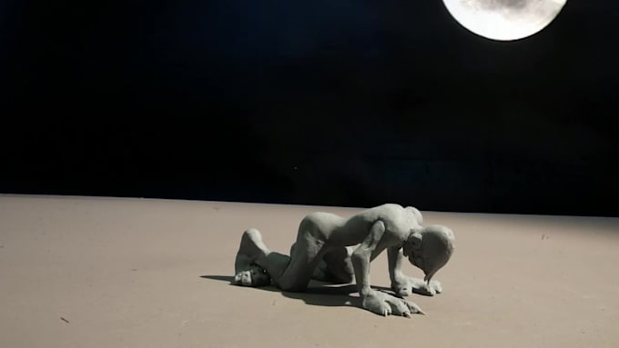 do stunning claymation animation, stop motion, clay, clay model, character