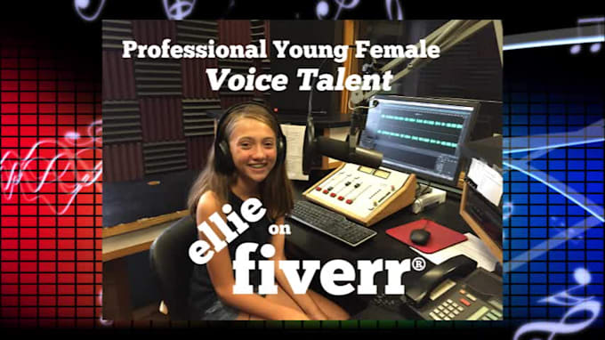 create a voice over project as an american kid or teen girl