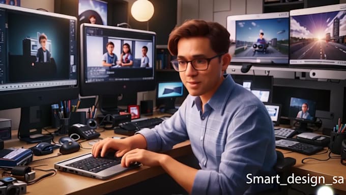 do professional video editing for youtube in 24h