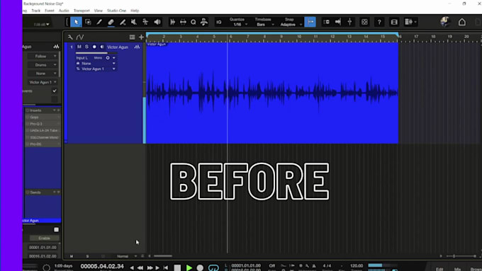 remove background noise from audio or video recording