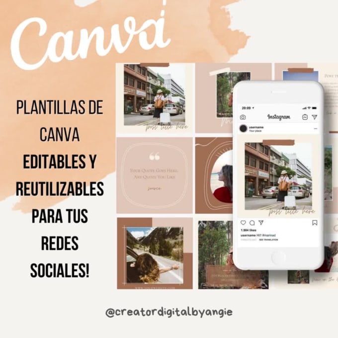 Creo Plantillas Editables En Canva Para Tus Redes By Angiediogo | Fiverr