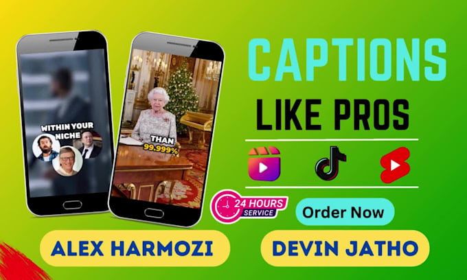 edit instagram reels with alex harmozi caption style