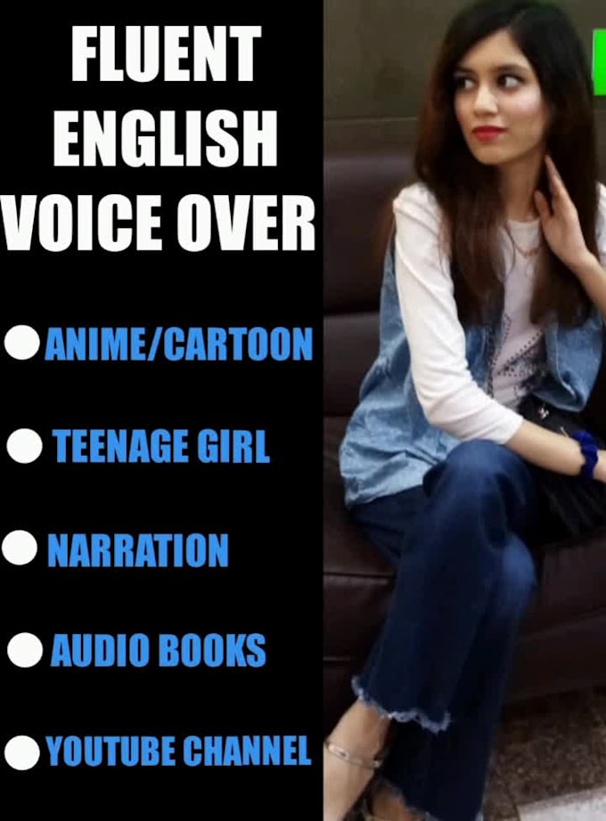 do professional female voice overs for your videos