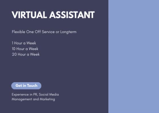 be your virtual assistant for admin, emails, social media