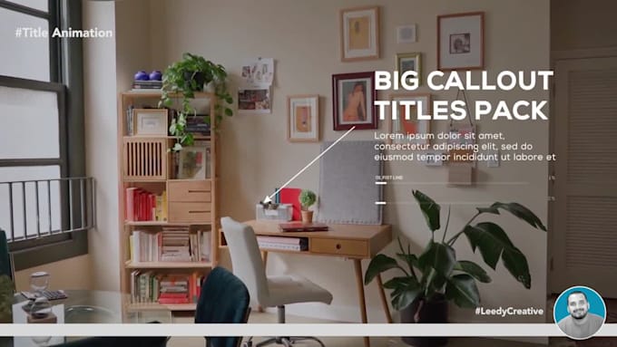 professionally animate infographic titles