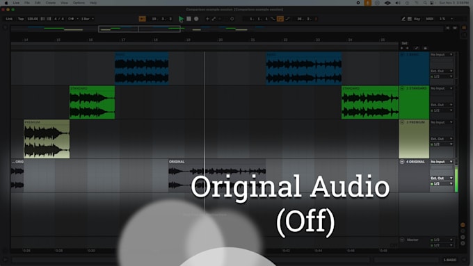 master your audio in HD quality