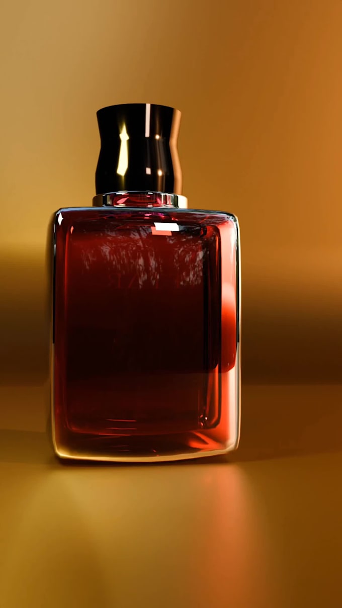 do 3d perfume bottle modelling