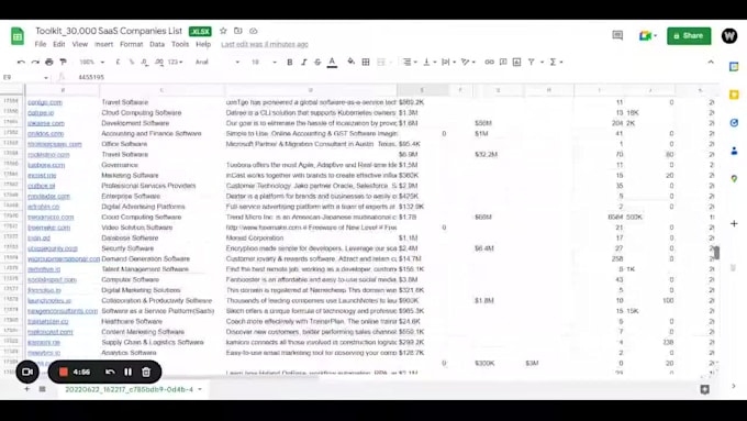 build a 30k saas lead list all decision makers and funded companies