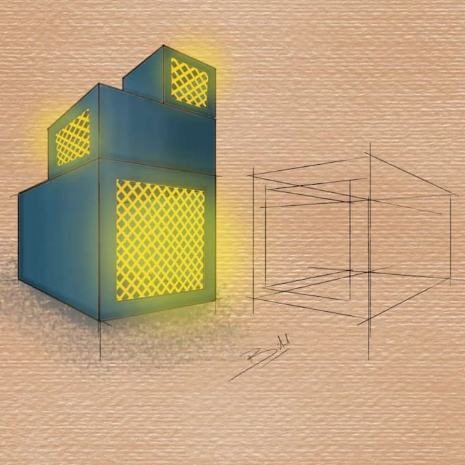 do digital concept sketches for your design