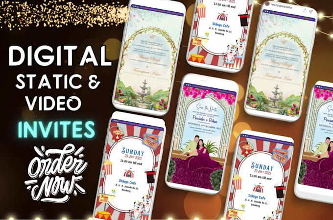 do digital invite or print ready wedding, birthday, party invitations