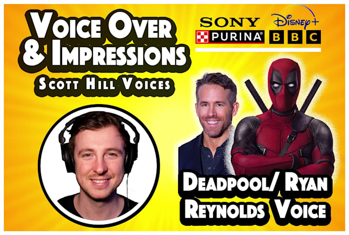 record a brilliant deadpool or ryan reynolds voice