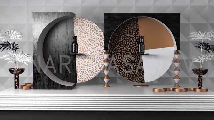create cinematic and realistic 3d product animation video