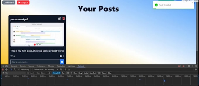build modern web app with logins, dashboard,role access